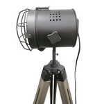 139Cm Nautical Tripod Floor Lamp - Steel Grey
