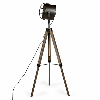 153Cm Nautical Tripod Floor Lamp - Matte Grey