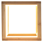 Bamboo Cube Led Lamp - Natural