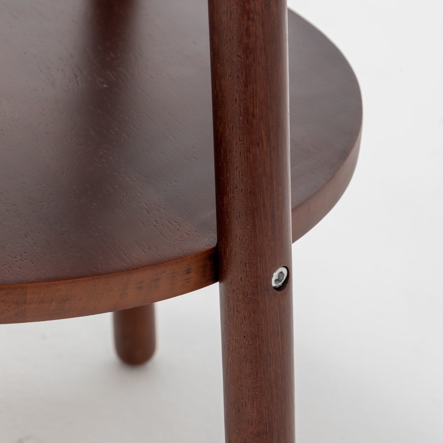 Tripod Floor Lamp Side Table With Shelf & Usb Charger