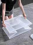 37L Modular Clear Foldable Storage Box With Lid