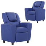 Set Of 1/2 Oliver Kids Recliner Chair