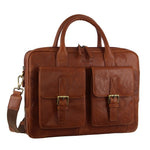 Pierre Cardin Leather Multi-Compartment Business 15