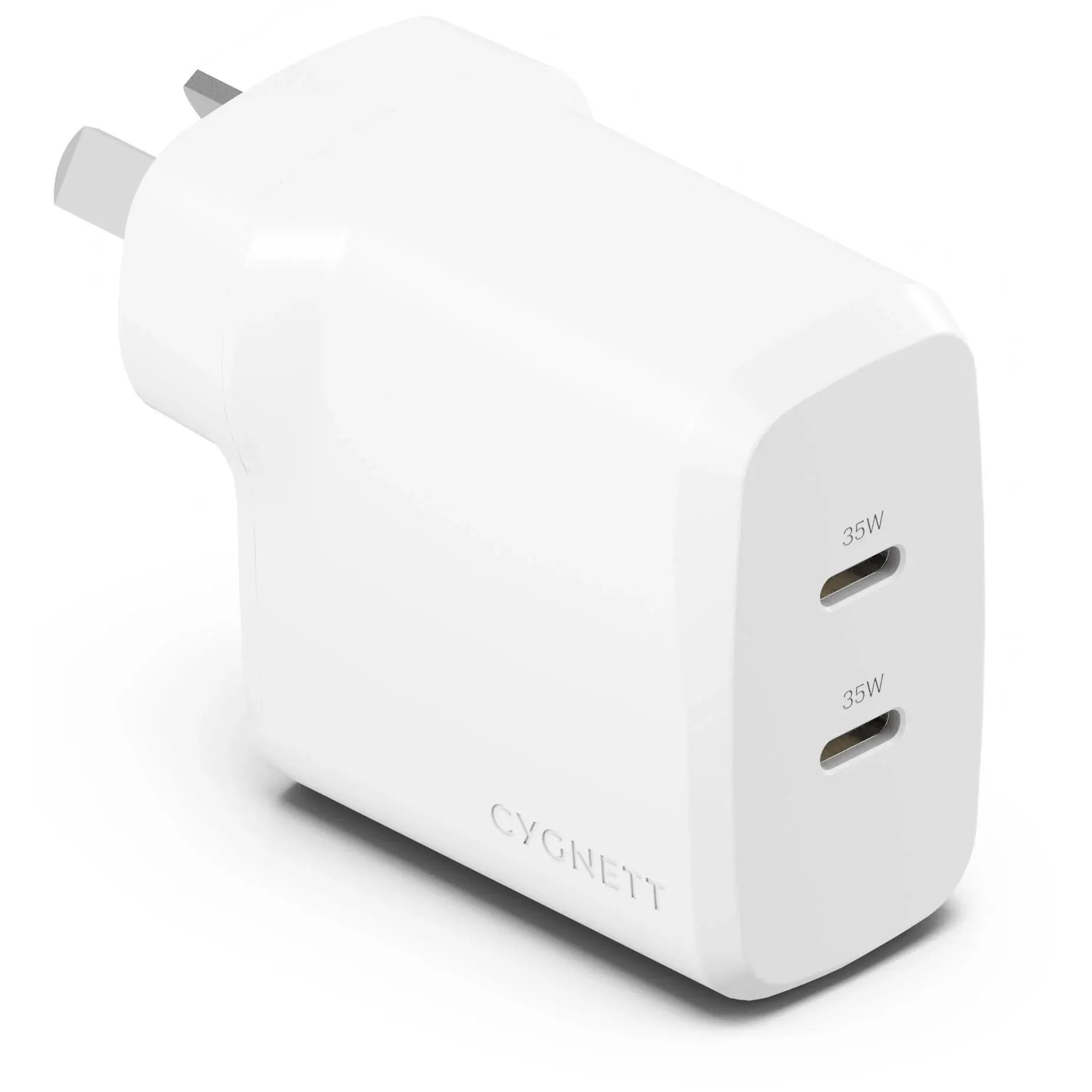 35W Dual USB-C Wall Charger Fast Charge | HomeAndLiving