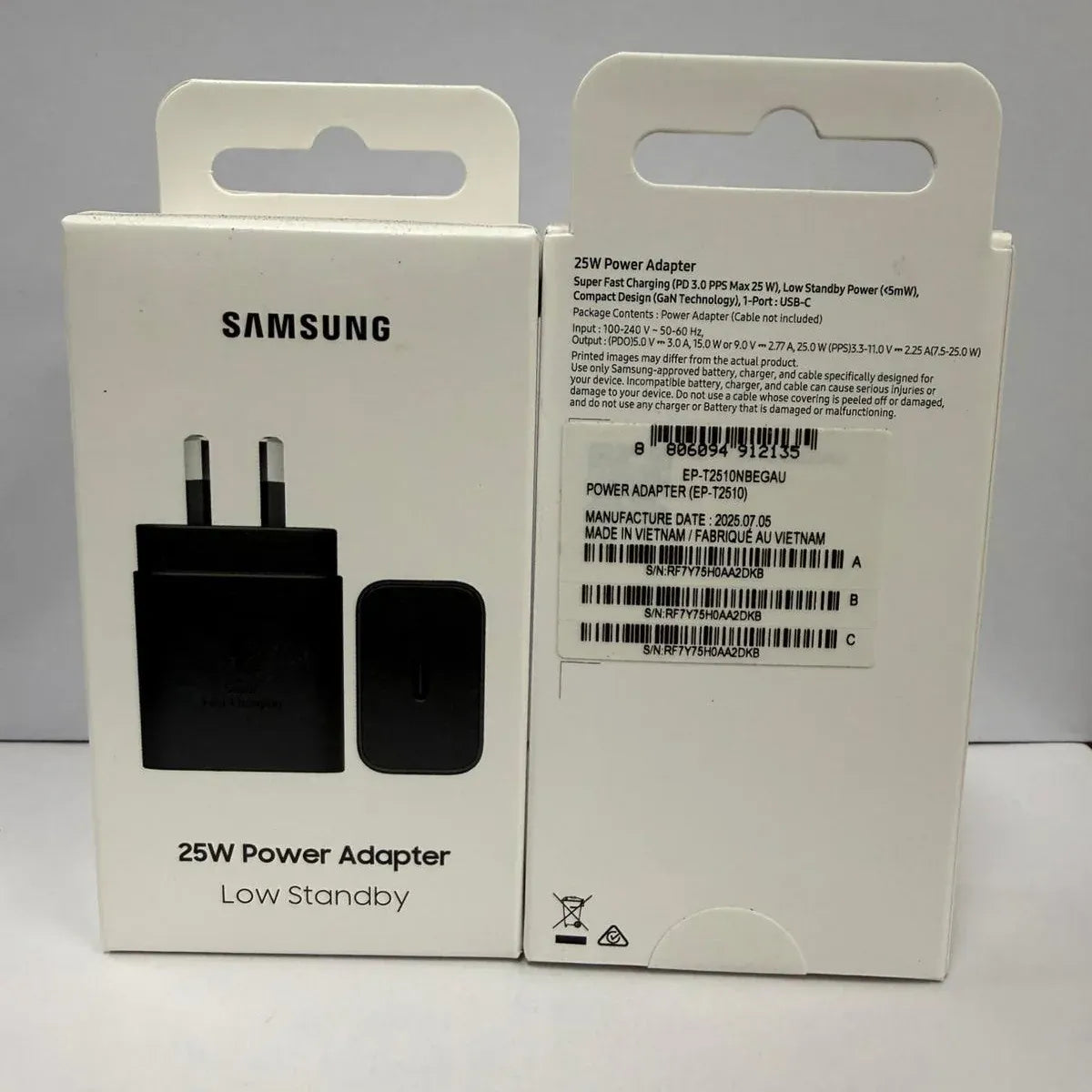 Samsung 25W GaN USB-C Charger Black | HomeAndLiving