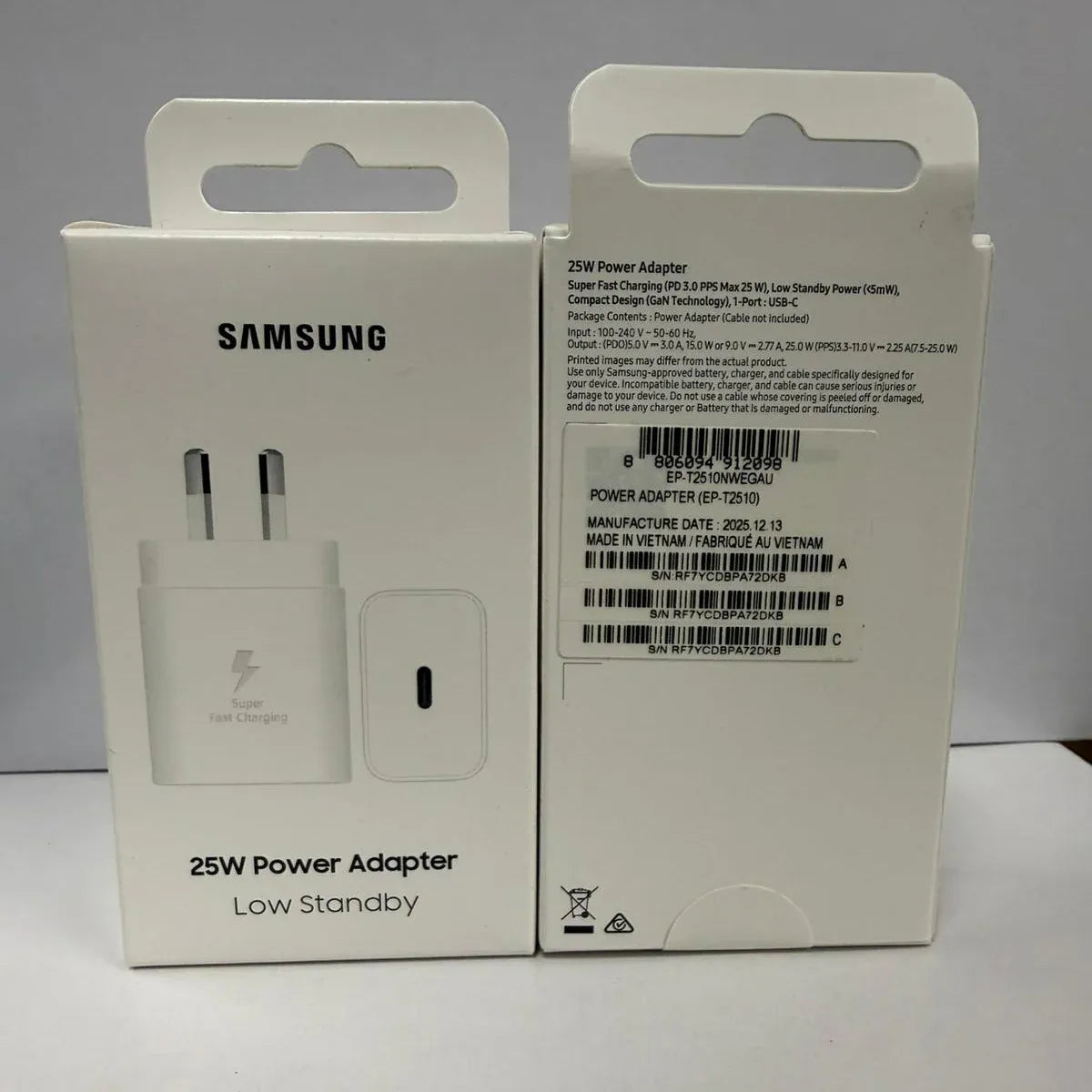 25W USB-C GAN Wall Charger Super Fast Charging | HomeAndLiving
