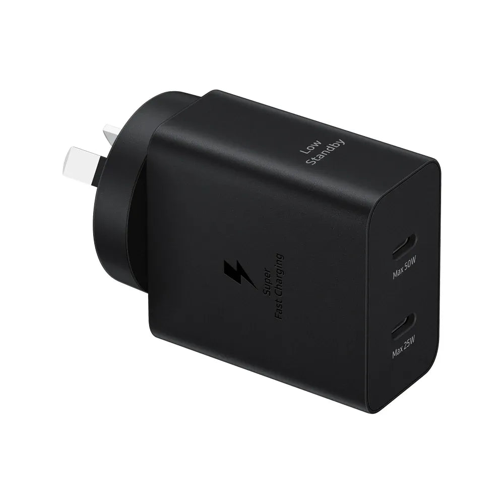 Samsung 50W Dual USB-C Fast Charger 1.8m Cable | HomeAndLiving