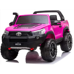 Toyota Hilux Kids Ride On Car 24V 800W 4 X 4 Ute Pink Gas Lift