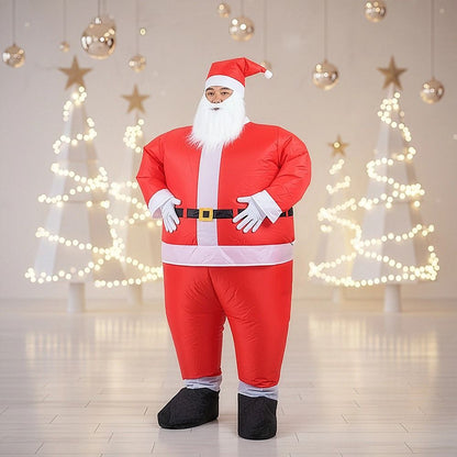 SANTA Fancy Dress Inflatable Suit -Fan Operated Costume