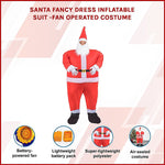 Santa Fancy Dress Inflatable Suit -Fan Operated Costume