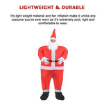 Santa Fancy Dress Inflatable Suit -Fan Operated Costume