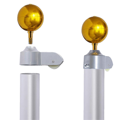 6.0M Flag Pole Full Set / Kit W Australian Flag