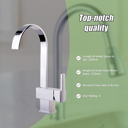 Basin Mixer Tap Faucet, Kitchen Laundry Bathroom Sink