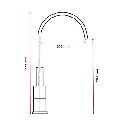Basin Mixer Tap Faucet, Kitchen Laundry Bathroom Sink