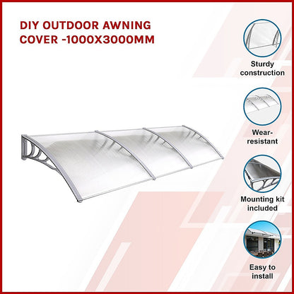 Diy Outdoor Awning Cover -1000X3000Mm