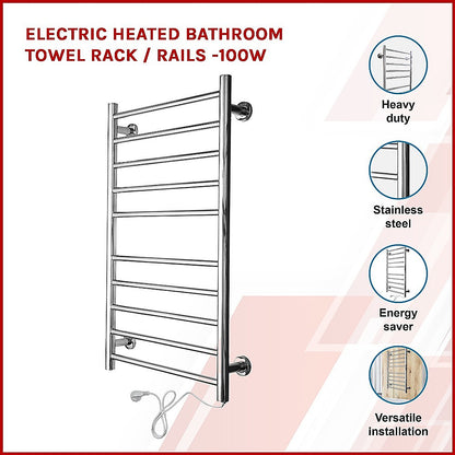 Electric Heated Bathroom Towel Rack / Rails