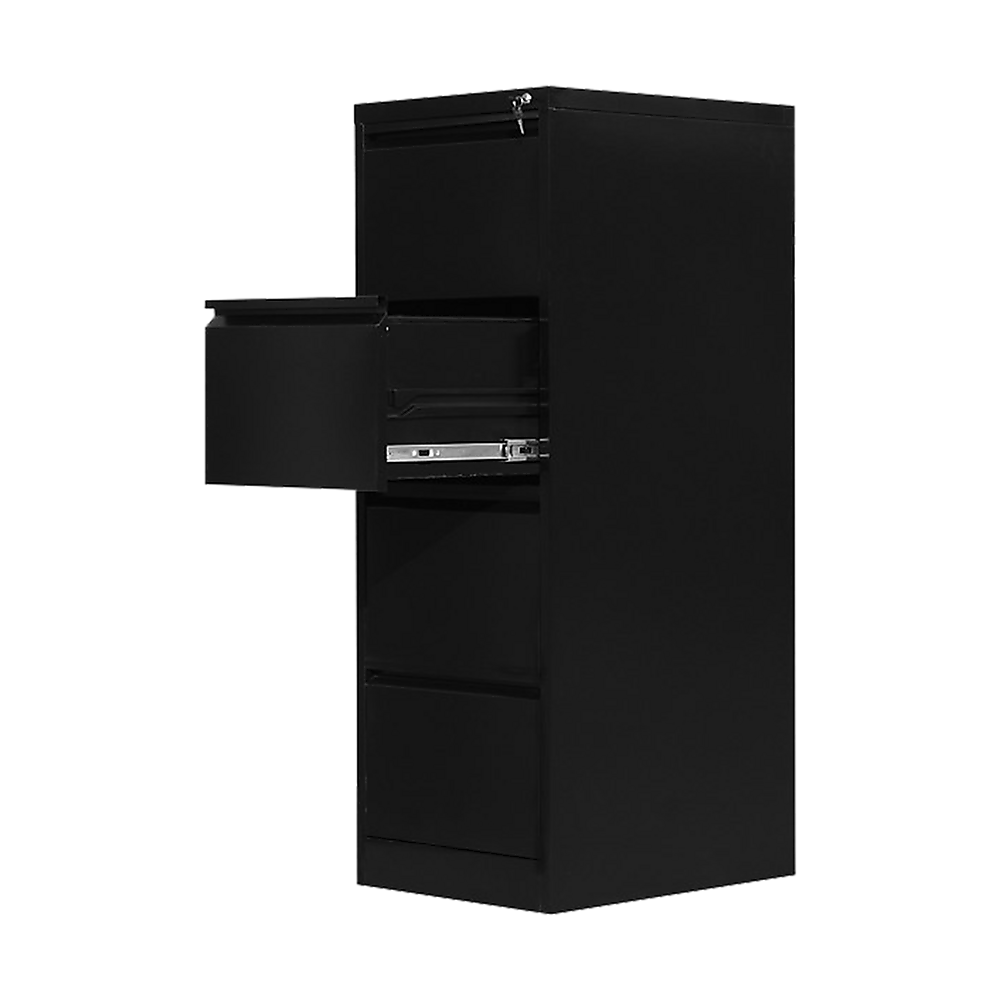 4-Drawer Shelf Office Gym Filing Storage Locker Cabinet - 137×62×14cm