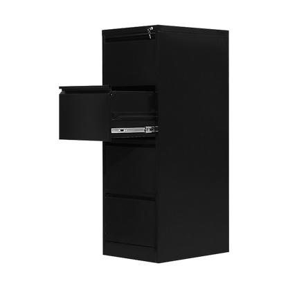 4-Drawer Shelf Office Gym Filing Storage Locker Cabinet - 137×62×14cm