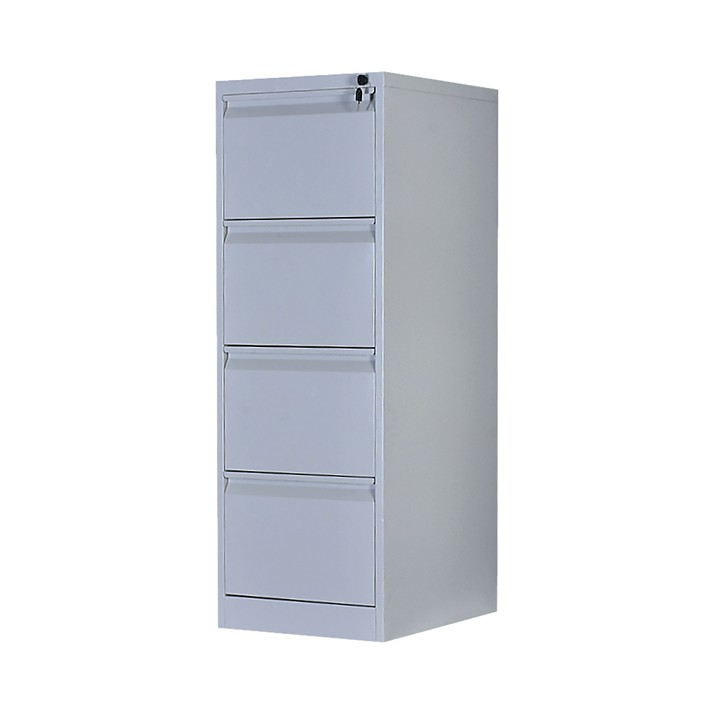 4-Drawer Shelf Office Gym Filing Storage Locker Cabinet - 133×45×62cm