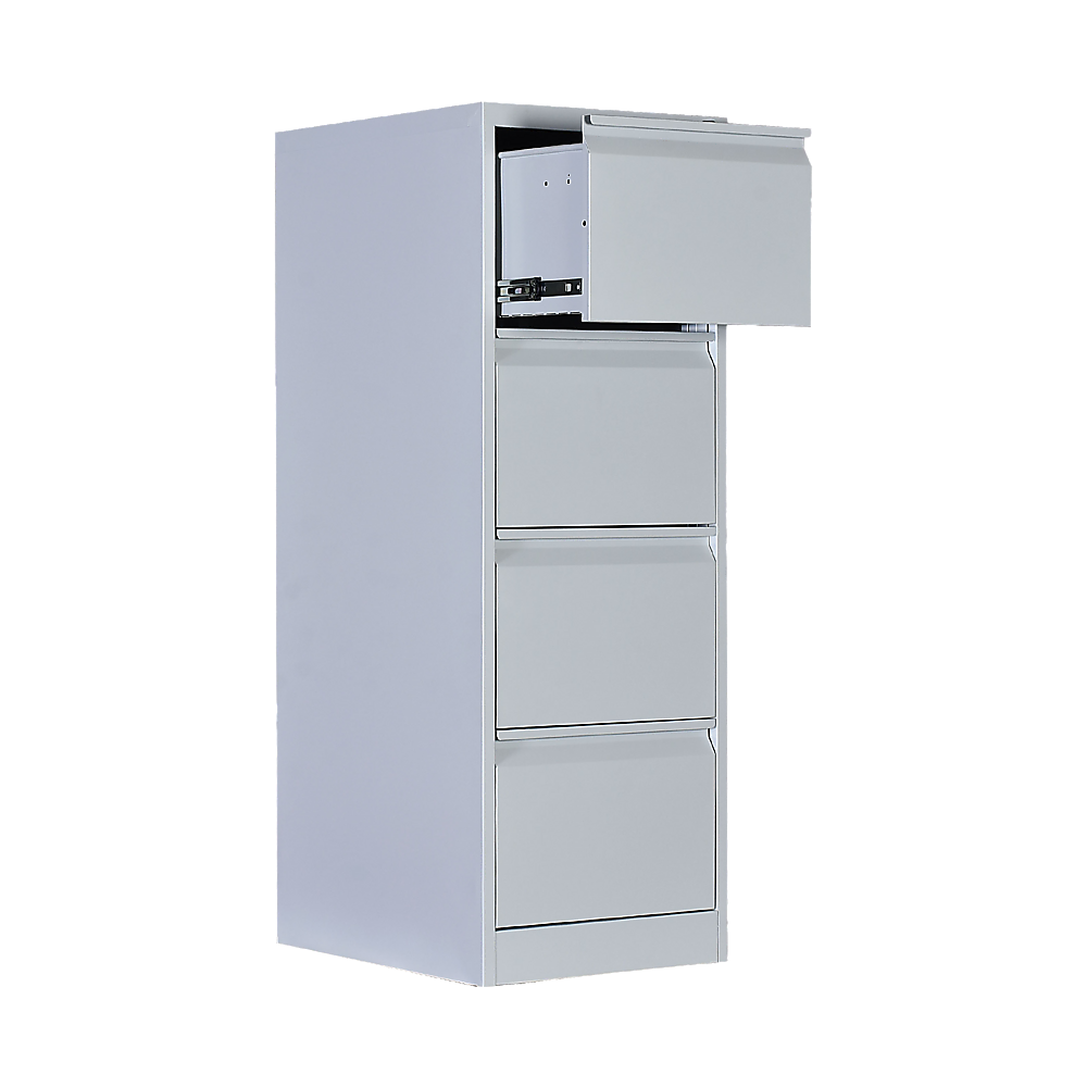 4-Drawer Shelf Office Gym Filing Storage Locker Cabinet - 133×45×62cm