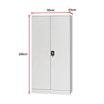 Two-Door Shelf Office Gym Filing Storage Locker