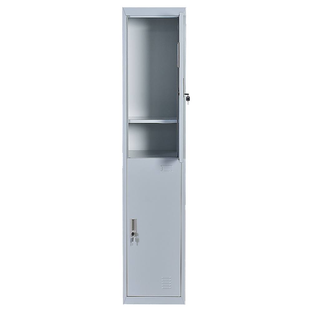 Two-Door Office Gym Shed Storage Lockers - 193×55.5×6.8cm