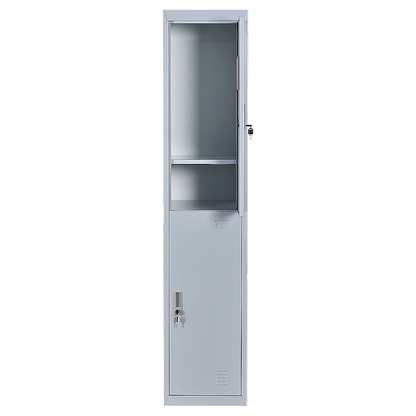 Two-Door Office Gym Shed Storage Lockers - 193×55.5×6.8cm