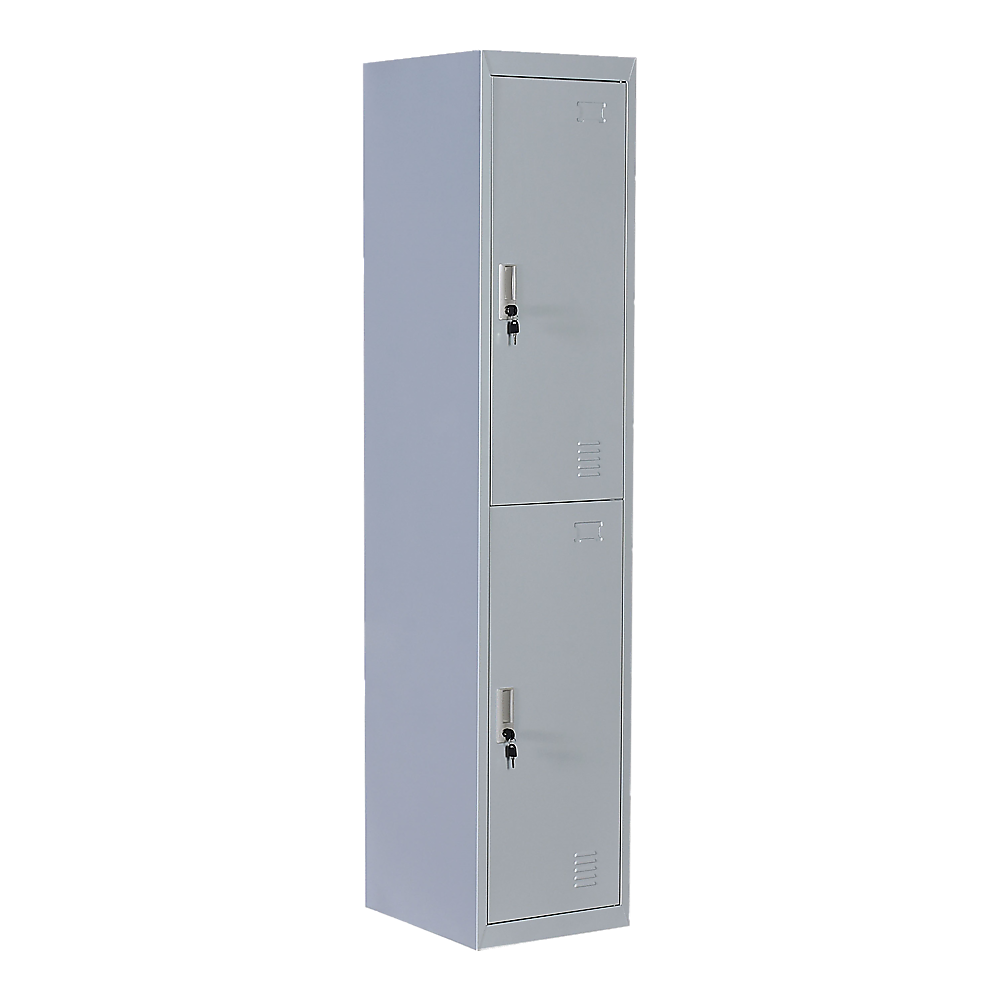 Two-Door Office Gym Shed Storage Lockers - 193×55.5×6.8cm