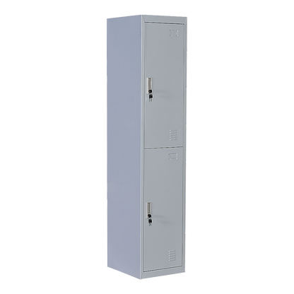 Two-Door Office Gym Shed Storage Lockers - 193×55.5×6.8cm
