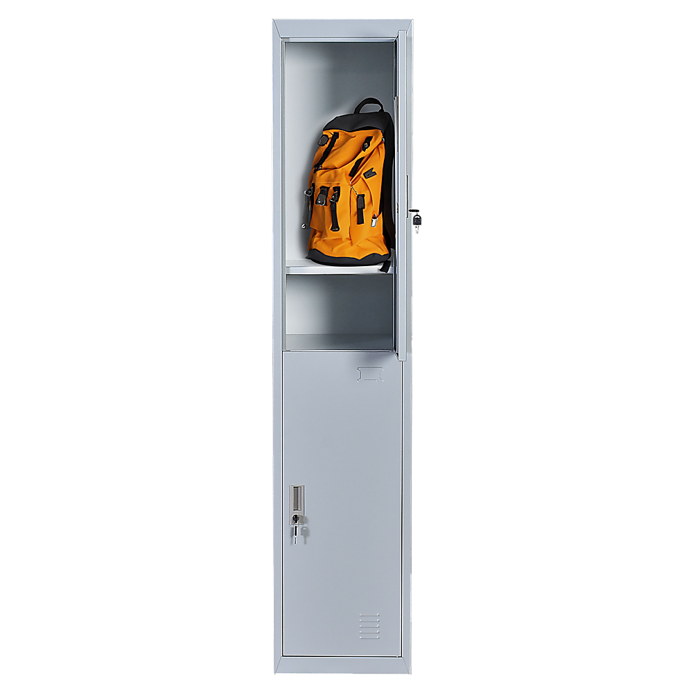 Two-Door Office Gym Shed Storage Lockers - 193×55.5×6.8cm