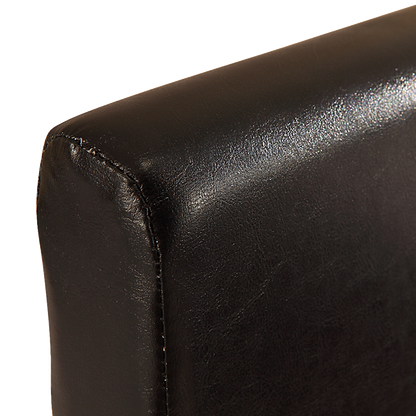 Single Pu Leather Bed Frame Black