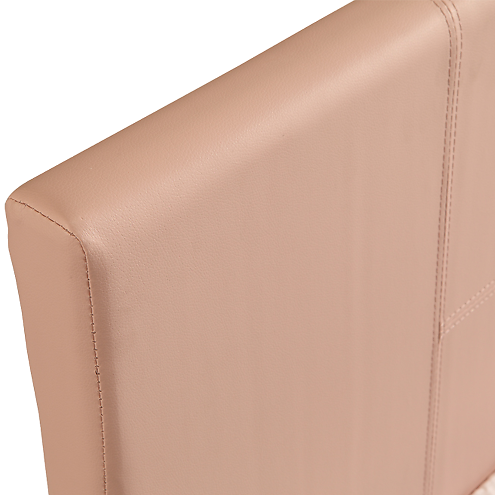 Single Pu Leather Bed Frame Pink