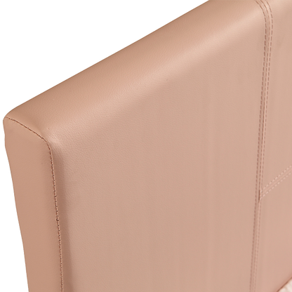 Single Pu Leather Bed Frame Pink