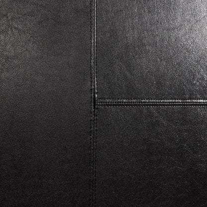 Double Pu Leather Bed Frame Black