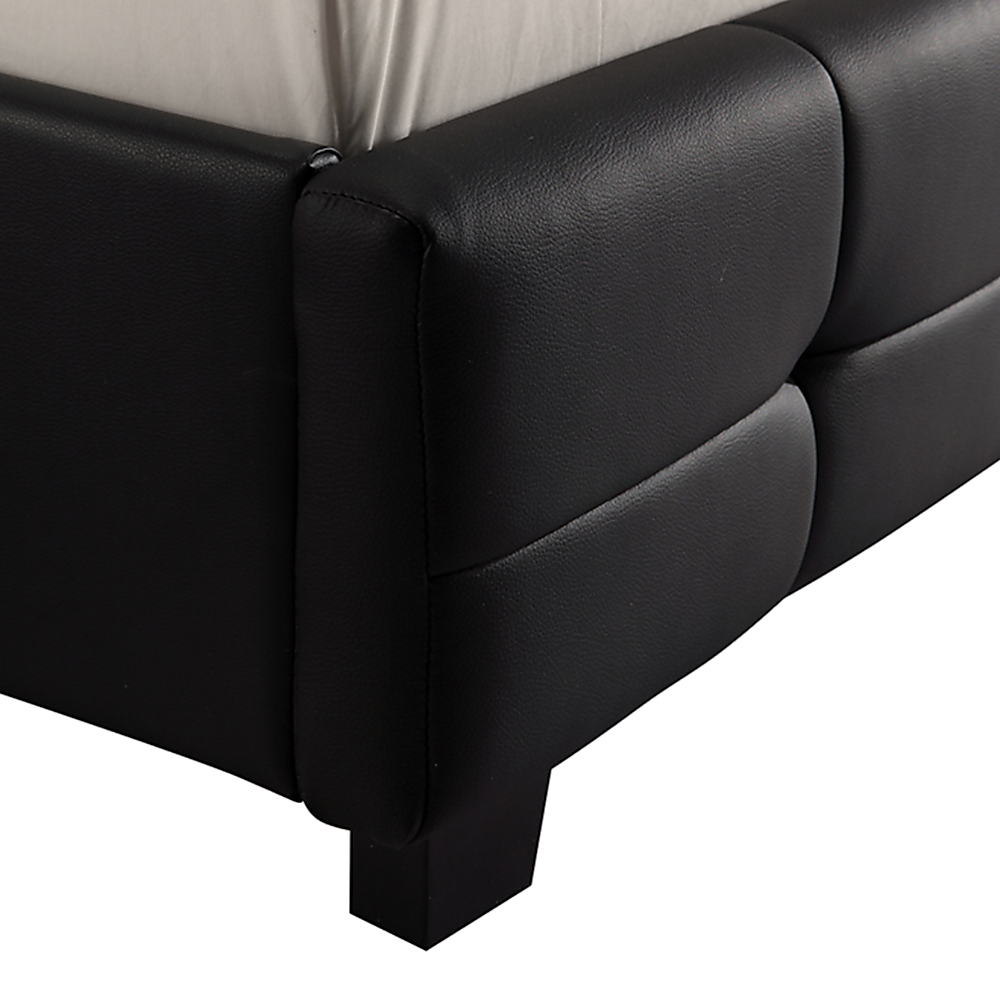 Double Pu Leather Deluxe Bed Frame