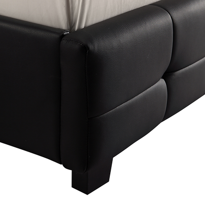 Double Pu Leather Deluxe Bed Frame