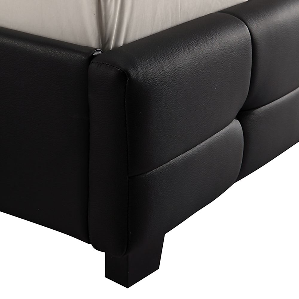 Queen Pu Leather Deluxe Bed Frame