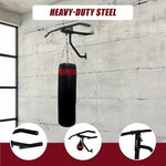 Wall-Mounted Chin Up & Punching Bag Station