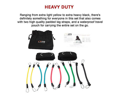 13 Piece Kinetic Fitness Resistance Set - Melbourne Home & Living