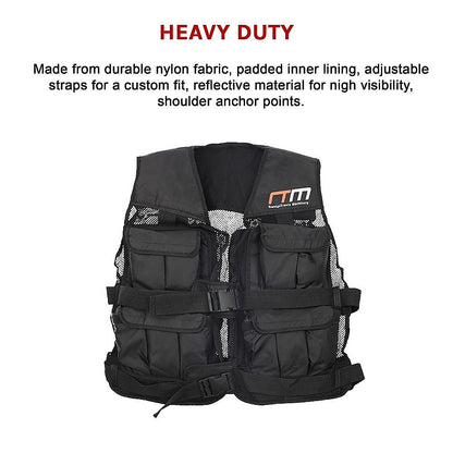 20Lbs Weighted Weight Gym Exercise Training Sport Vest