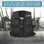 20Lbs Weighted Weight Gym Exercise Training Sport Vest