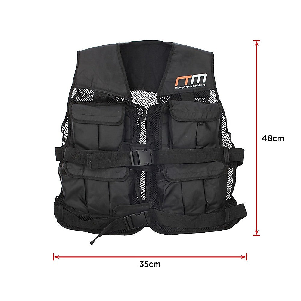 40Lbs Weighted Weight Gym Exercise Training Sport Vest
