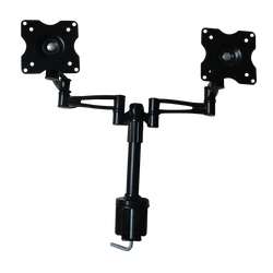 Two-Screen 10-25" Desk Monitor Tv Plasma Led Lcd Work Mount