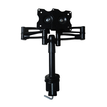 Two-Screen 10-25" Desk Monitor Tv Plasma Led Lcd Work Mount