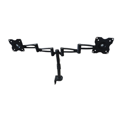 Two-Screen 10-25" Desk Monitor Tv Plasma Led Lcd Work Mount