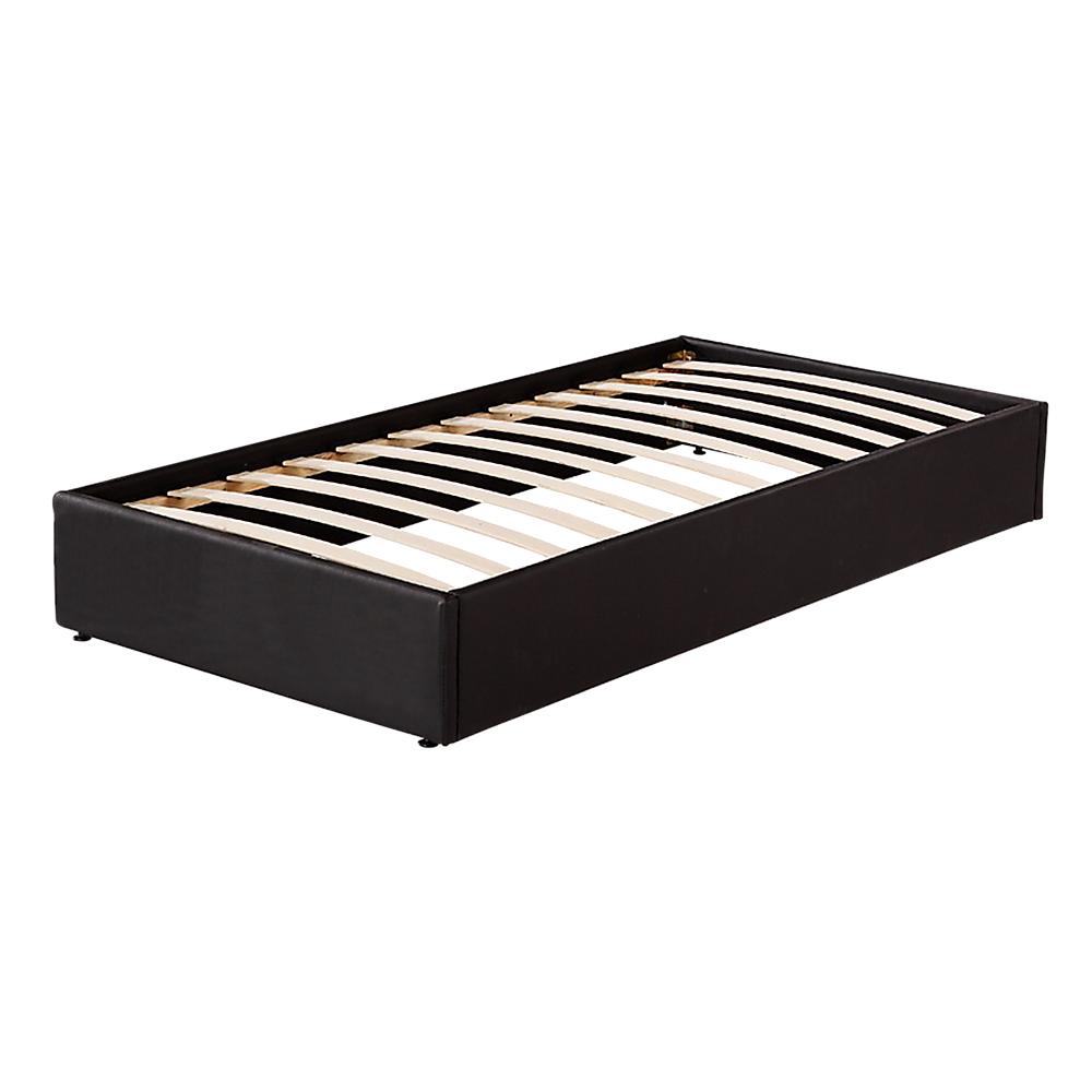 PU Leather Single Bed Ensemble Frame - Melbourne Home & Living