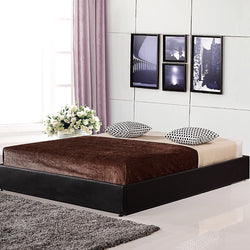PU Leather Queen Bed Ensemble Frame - Melbourne Home & Living