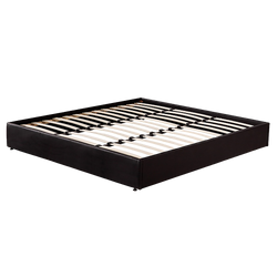 PU Leather King Bed Ensemble Frame
