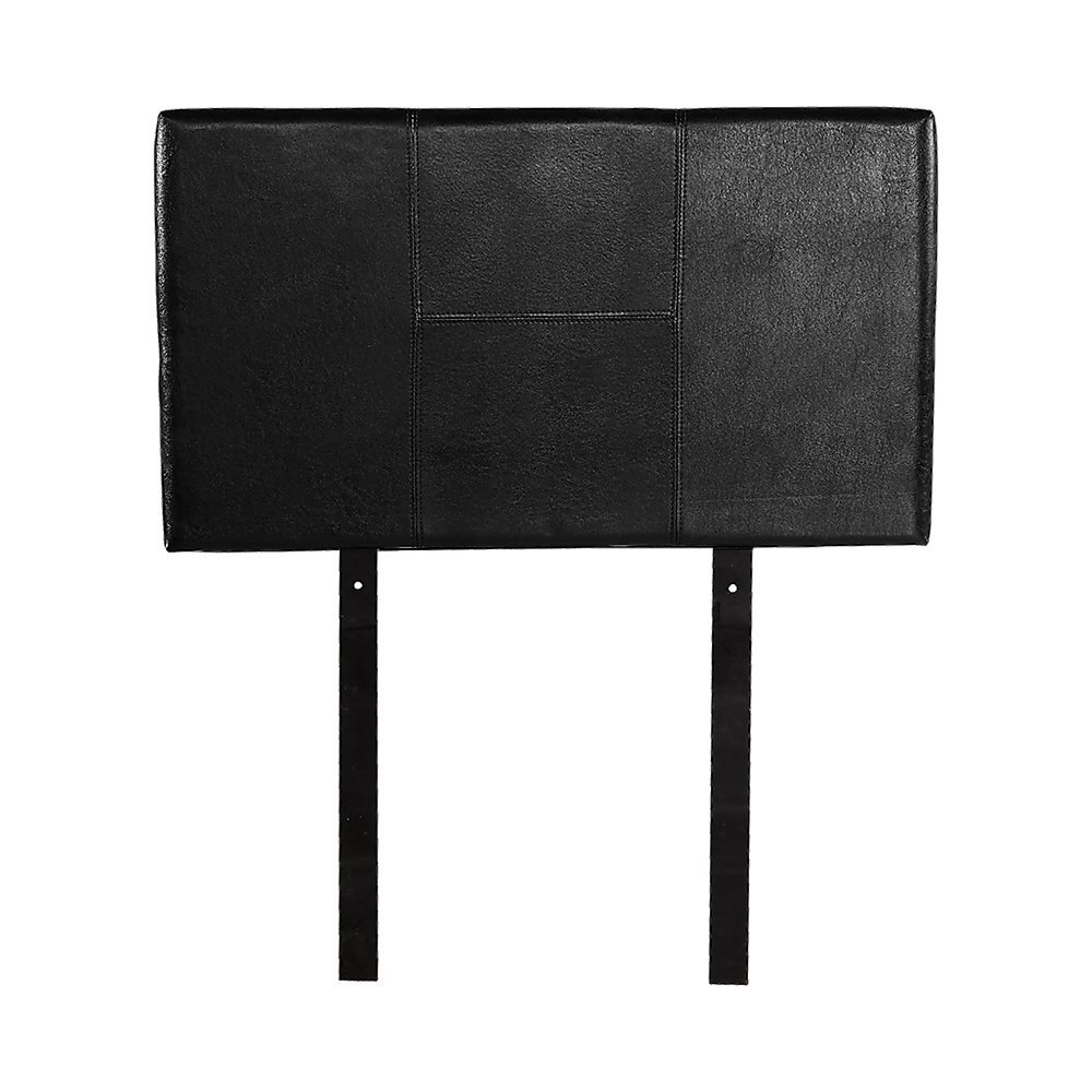 Pu Leather Single Bed Headboard Bedhead - Black