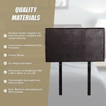 Pu Leather Single Bed Headboard Bedhead - Brown